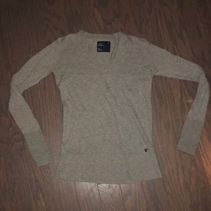 Gray American Eagle sweater